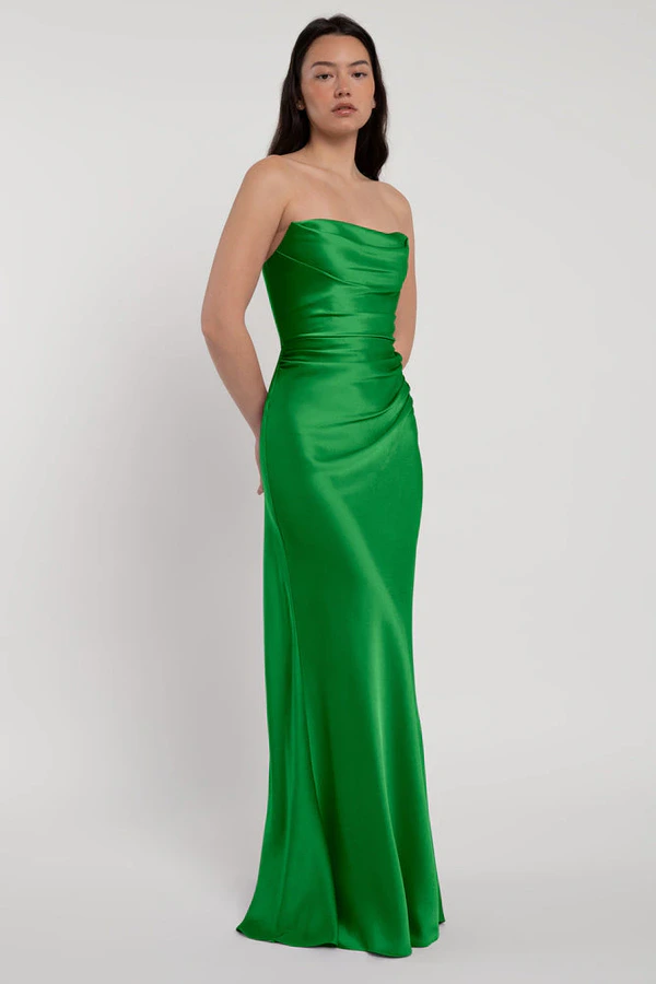 Rosa Kelly Green Green bridesmaid dress by Jenny Yoo — detail Rosa Kelly Green Green bridesmaid dress by Jenny Yoo — detail
