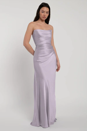 Rosa Lilac Mist Purple bridesmaid dress by Jenny Yoo — front