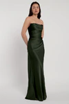 Rosa Loden Green bridesmaid dress by Jenny Yoo — detail