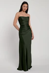 Rosa Loden Green bridesmaid dress by Jenny Yoo — front