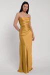 Rosa Marigold Orange bridesmaid dress by Jenny Yoo — front