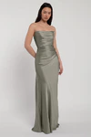 Rosa Moss Green bridesmaid dress by Jenny Yoo — front