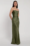 Rosa Olive Green bridesmaid dress by Jenny Yoo — detail