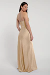 Rosa Pale Gold Gold bridesmaid dress by Jenny Yoo — back