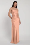 Rosa Peach Bellini Pink bridesmaid dress by Jenny Yoo — front