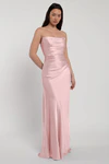 Rosa Powder Pink Blush bridesmaid dress by Jenny Yoo — front