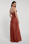 Rosa Rust Orange bridesmaid dress by Jenny Yoo — back