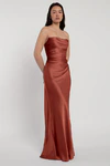 Rosa Rust Orange bridesmaid dress by Jenny Yoo — detail