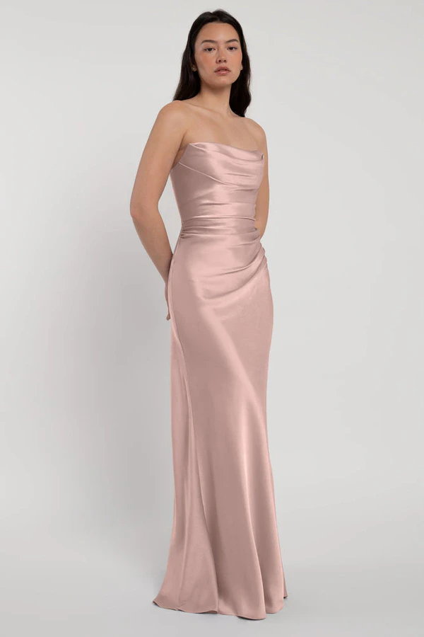 Rosa Soft Blush Pink bridesmaid dress by Jenny Yoo — detail Rosa Soft Blush Pink bridesmaid dress by Jenny Yoo — detail