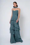 Simona Agave Green bridesmaid dress by Jenny Yoo — front