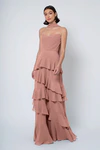 Simona Clay Brown bridesmaid dress by Jenny Yoo — front