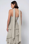 Simona Earl Grey Grey bridesmaid dress by Jenny Yoo — back