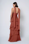 Simona English Rose Pink bridesmaid dress by Jenny Yoo — back