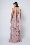 Simona Fig Purple bridesmaid dress by Jenny Yoo — back