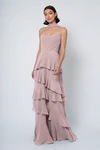 Simona Fig Purple bridesmaid dress by Jenny Yoo — front
