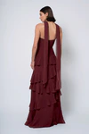 Simona Hibiscus Red bridesmaid dress by Jenny Yoo — back