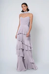 Simona Lilac Mist Purple bridesmaid dress by Jenny Yoo — front