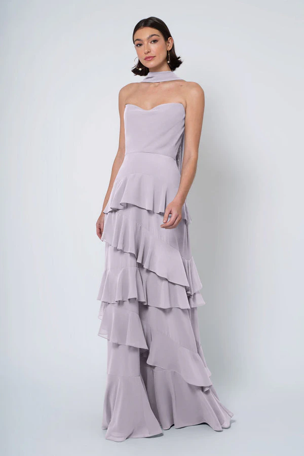 Simona Lilac Mist Purple bridesmaid dress by Jenny Yoo — front Simona Lilac Mist Purple bridesmaid dress by Jenny Yoo — front