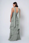 Simona Moss Green bridesmaid dress by Jenny Yoo — back