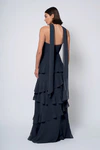 Simona Navy Navy bridesmaid dress by Jenny Yoo — back