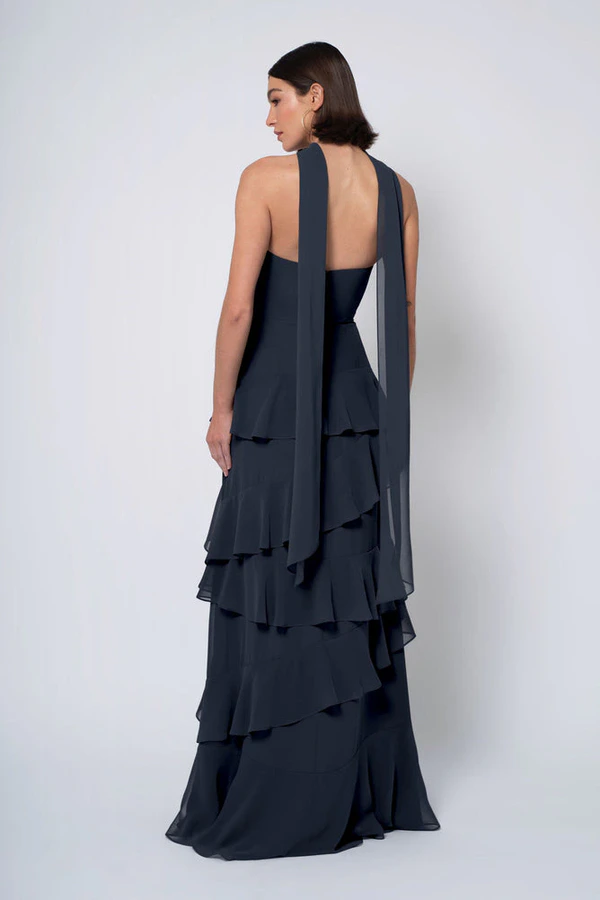 Simona Navy Navy bridesmaid dress by Jenny Yoo — back Simona Navy Navy bridesmaid dress by Jenny Yoo — back