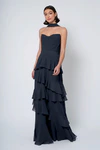 Simona Navy Navy bridesmaid dress by Jenny Yoo — front