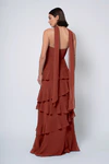 Simona Rust Orange bridesmaid dress by Jenny Yoo — back