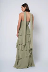 Simona Sage Green bridesmaid dress by Jenny Yoo — back