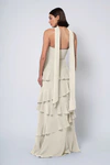 Simona Winter White White bridesmaid dress by Jenny Yoo — back