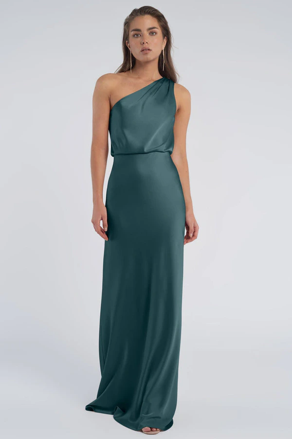 Sterling Agave Green bridesmaid dress by Jenny Yoo — front Sterling Agave Green bridesmaid dress by Jenny Yoo — front