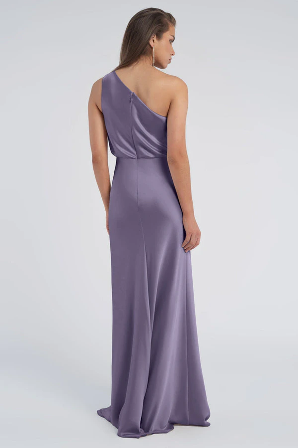 Sterling Amethyst Purple bridesmaid dress by Jenny Yoo — back Sterling Amethyst Purple bridesmaid dress by Jenny Yoo — back