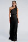 Sterling Black Black bridesmaid dress by Jenny Yoo — front
