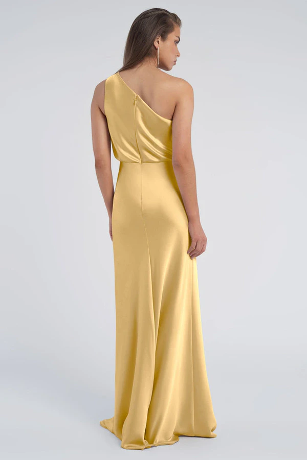Sterling Daffodil Yellow bridesmaid dress by Jenny Yoo — back Sterling Daffodil Yellow bridesmaid dress by Jenny Yoo — back