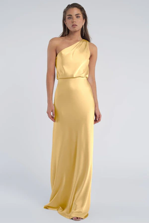 Sterling Daffodil Yellow bridesmaid dress by Jenny Yoo — front