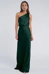 Sterling Emerald Green bridesmaid dress by Jenny Yoo — front