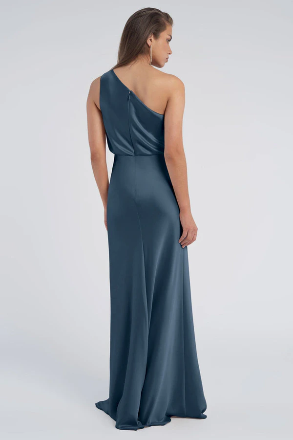 Sterling Evening Blue Navy bridesmaid dress by Jenny Yoo — back Sterling Evening Blue Navy bridesmaid dress by Jenny Yoo — back