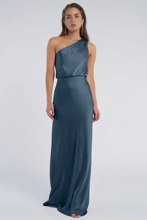 Sterling Evening Blue Navy bridesmaid dress by Jenny Yoo — front