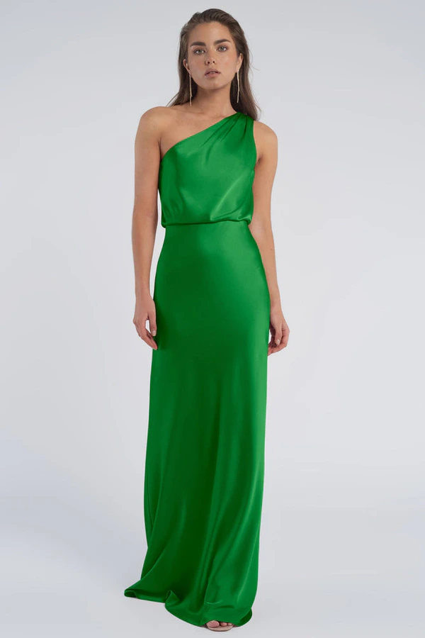 Sterling Kelly Green Green bridesmaid dress by Jenny Yoo — front Sterling Kelly Green Green bridesmaid dress by Jenny Yoo — front