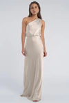 Sterling Latte Neutral bridesmaid dress by Jenny Yoo — front