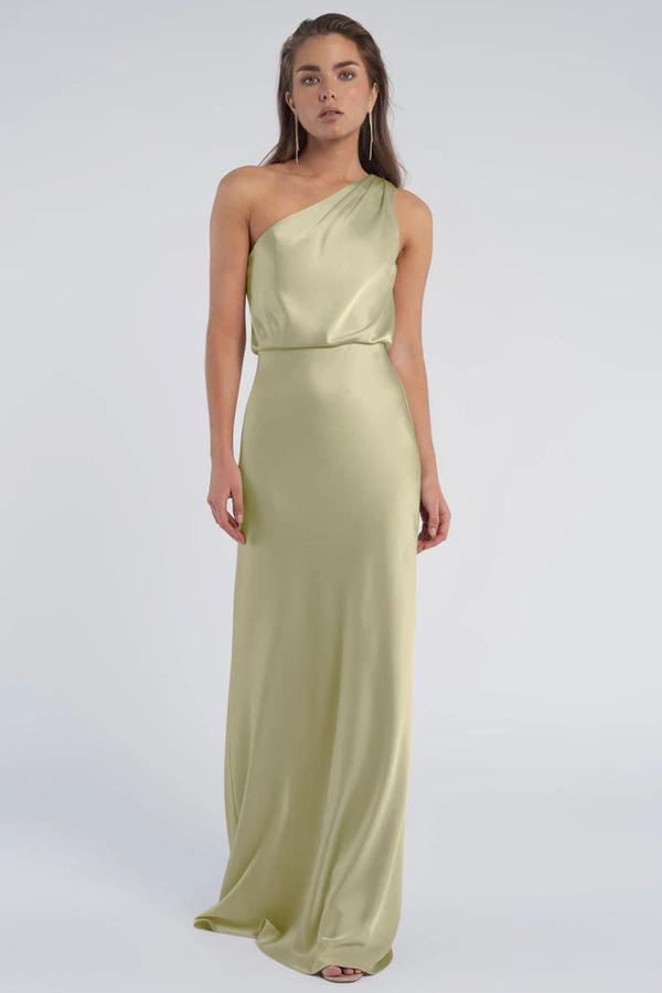 Sterling Matcha Green bridesmaid dress by Jenny Yoo — front Sterling Matcha Green bridesmaid dress by Jenny Yoo — front