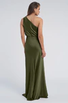 Sterling Olive Green bridesmaid dress by Jenny Yoo — back