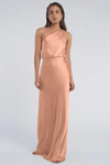 Sterling Peach Bellini Pink bridesmaid dress by Jenny Yoo — front