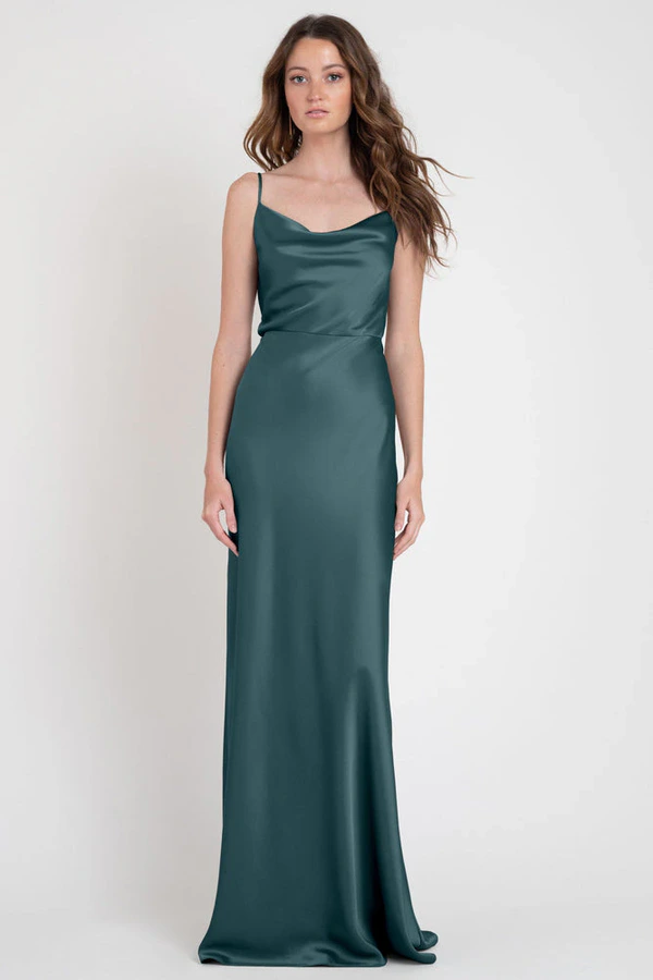 Sylvie Agave Green bridesmaid dress by Jenny Yoo — front Sylvie Agave Green bridesmaid dress by Jenny Yoo — front