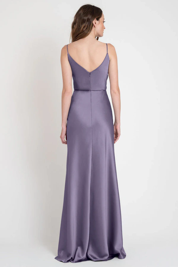 Sylvie Amethyst Purple bridesmaid dress by Jenny Yoo — back Sylvie Amethyst Purple bridesmaid dress by Jenny Yoo — back