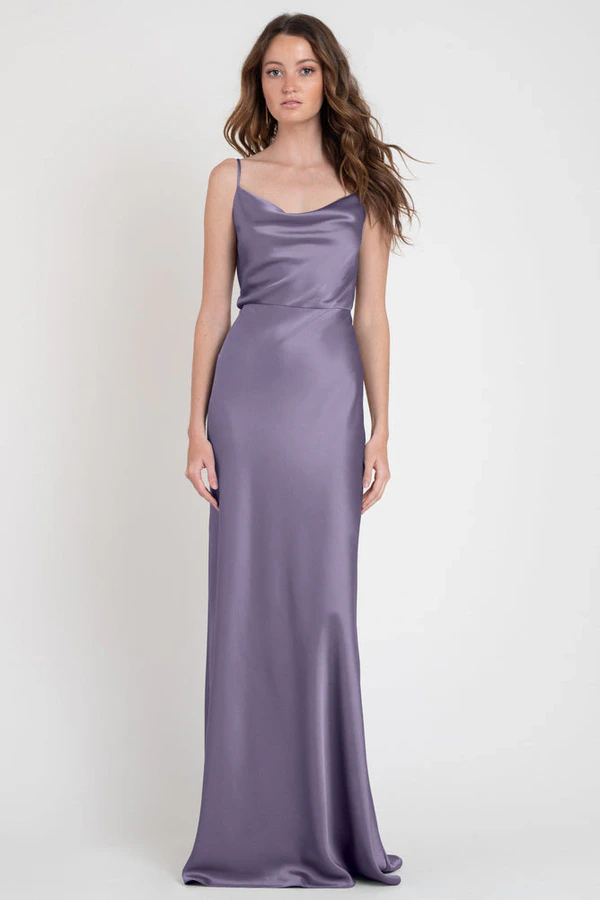 Sylvie Amethyst Purple bridesmaid dress by Jenny Yoo — front Sylvie Amethyst Purple bridesmaid dress by Jenny Yoo — front