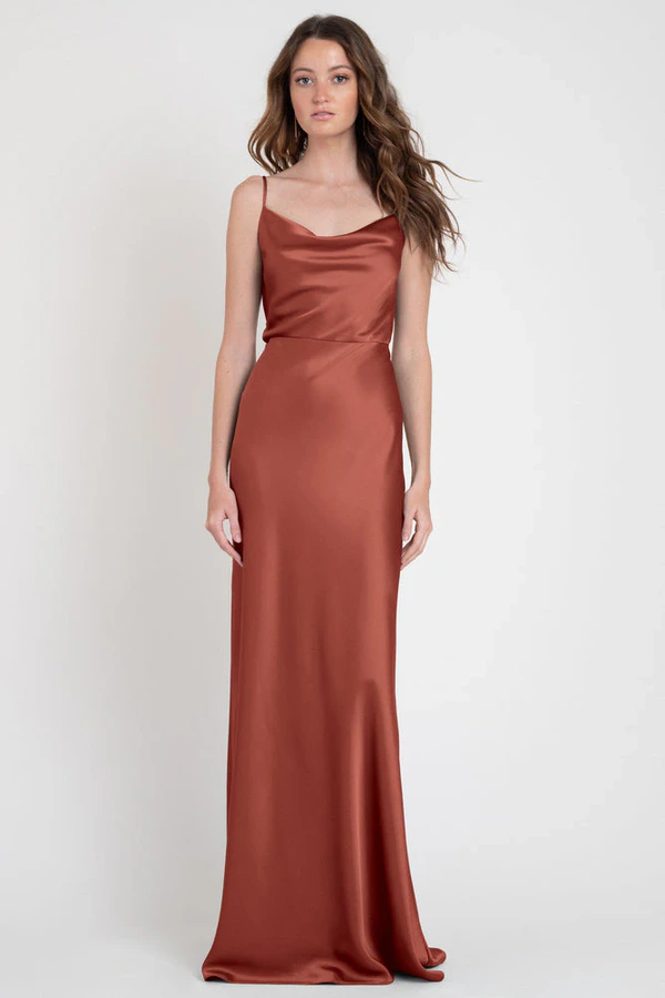 Sylvie English Rose Pink bridesmaid dress by Jenny Yoo — front Sylvie English Rose Pink bridesmaid dress by Jenny Yoo — front