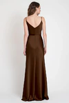 Sylvie Espresso Brown bridesmaid dress by Jenny Yoo — back