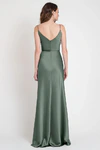 Sylvie Eucalyptus Green bridesmaid dress by Jenny Yoo — back