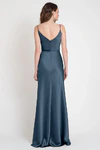 Sylvie Evening Blue Blue bridesmaid dress by Jenny Yoo — back