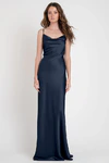 Sylvie French Blue Navy bridesmaid dress by Jenny Yoo — front